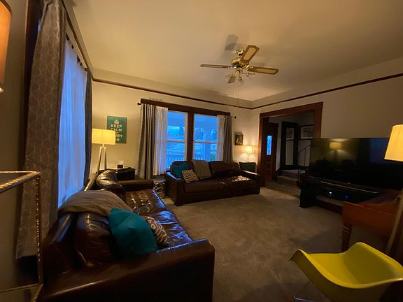 Living Room with Pellet Stove