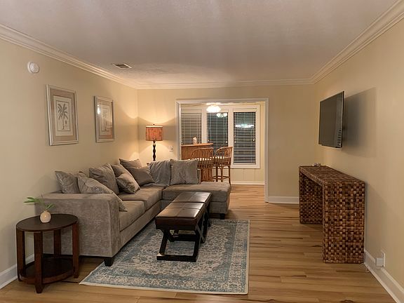 Living room-new very comfy couch and smart tv