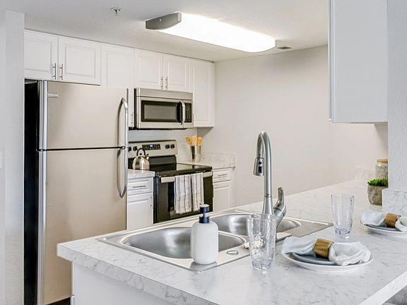 Delight in our renovated kitchen options.
