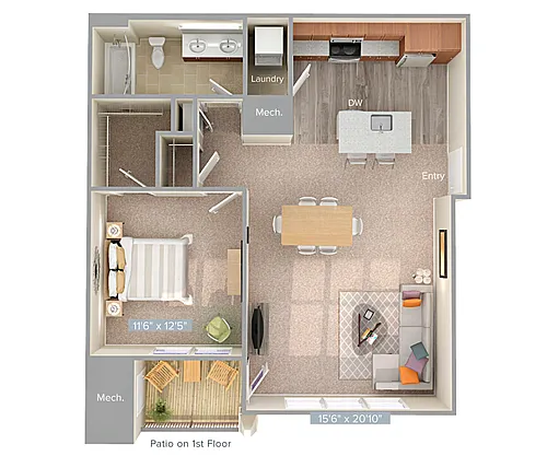 Floor plan A2-2-852sq