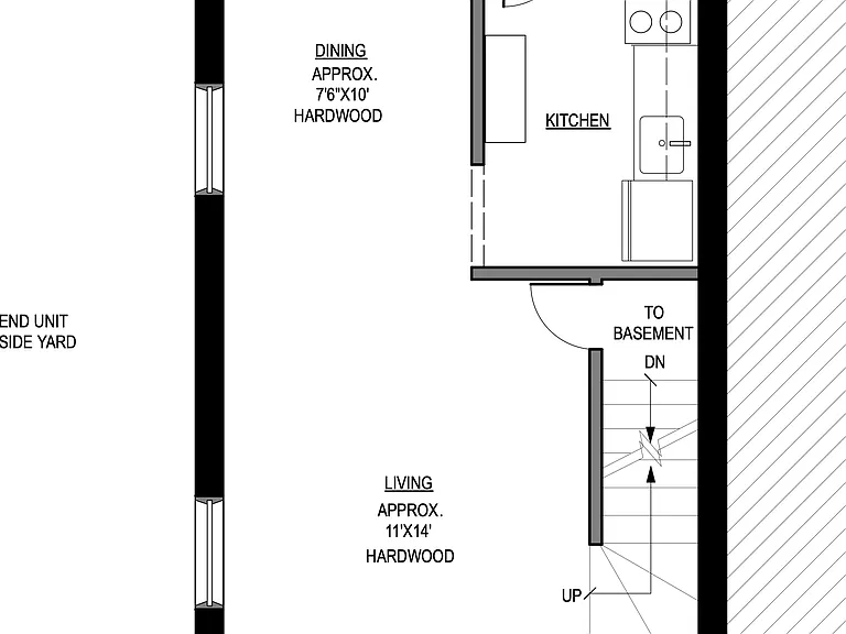 First level - Floor plan