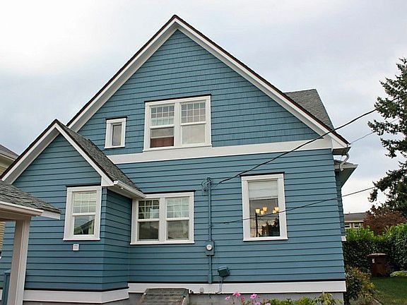 Back - 4210 N Stevens with new hardie board siding, trim and paint