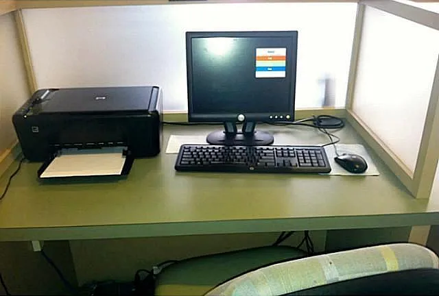 Free business center in clubhouse