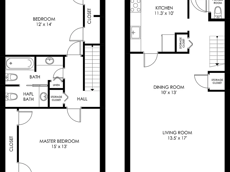 Valley Run 2 Bedroom 1.2 Bathroom 2 Level_allinone_2D Valley Run 2 Bedroom 1.2 Bathroom 2 Level_allinone_2D