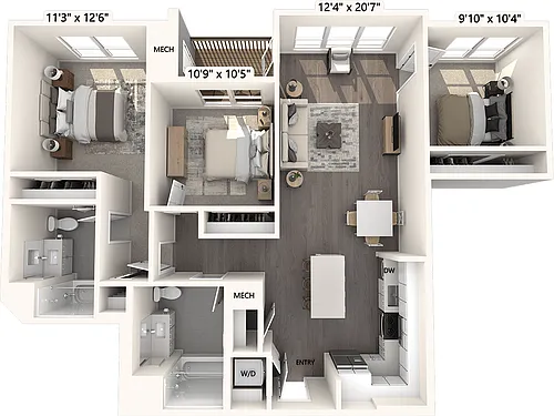 Floor plan C06.1AF