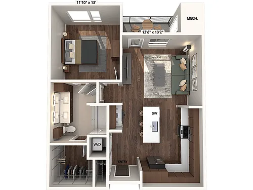Floor plan A4 - Finish Package 1