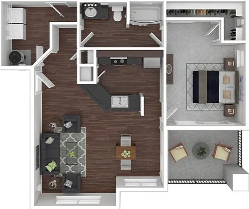 1 bed, 778 sqft, $1,275 — Photo 2