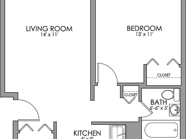 Edgerly 1 Bedroom G 2504 Edgerly 1 Bedroom G 2504