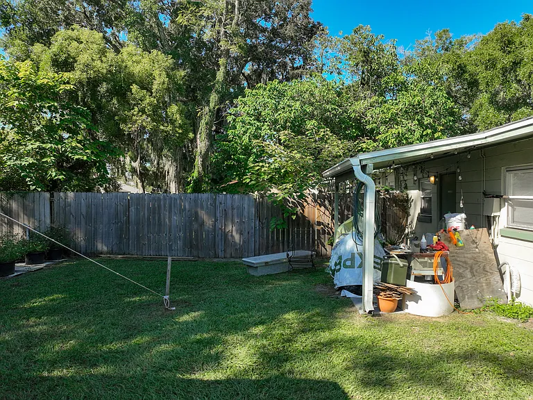 Back side yard.