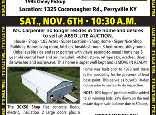 1325 Cocanougher Rd, Perryville, KY 40468