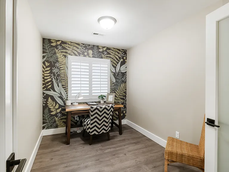 Office with double doors