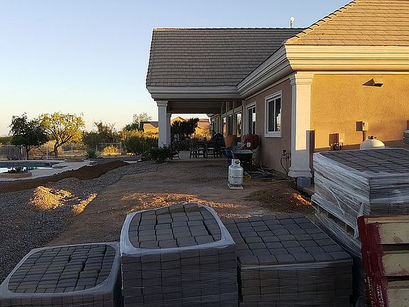 Rear Pool and New Patio