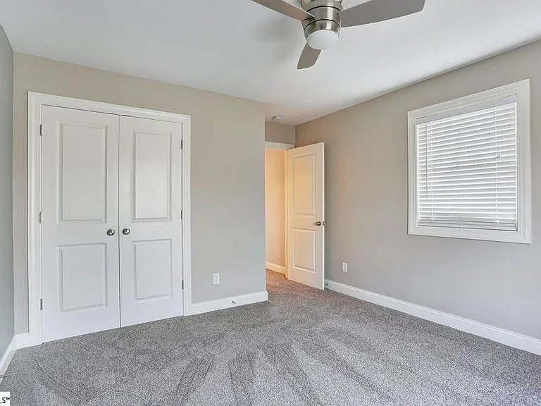 Upstairs bedroom with large closet