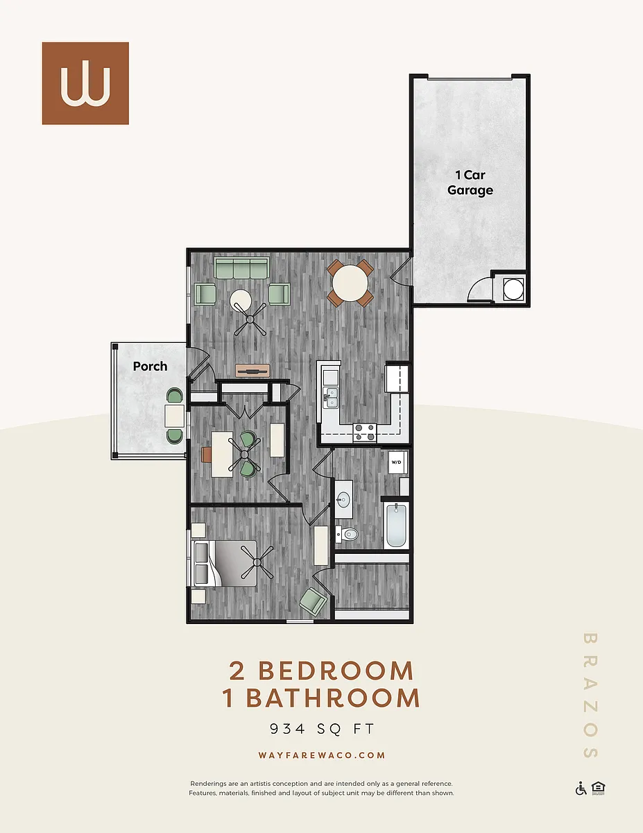 Floor plan Brazos (B1)
