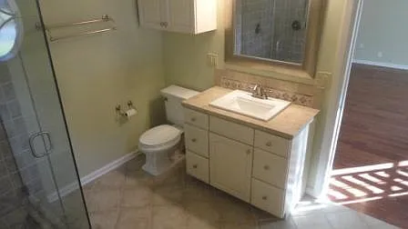 Master bath vanity