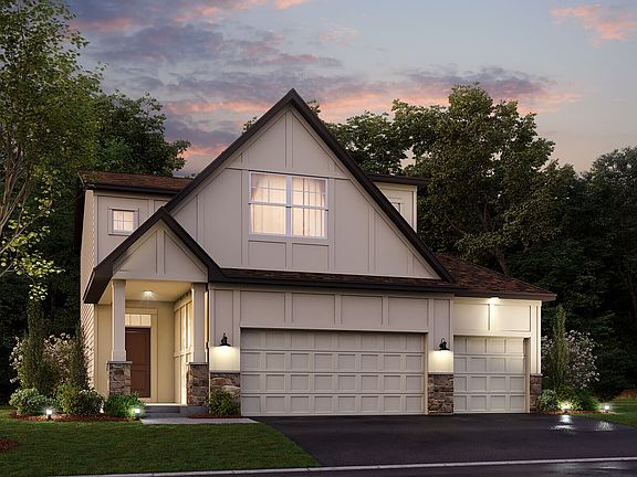 Emerson 3-Car Elevation E - Optional Stone
