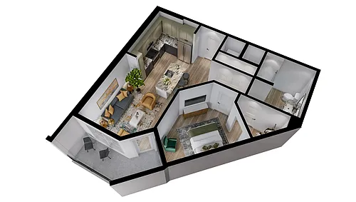 Floor plan A2-PH (South)