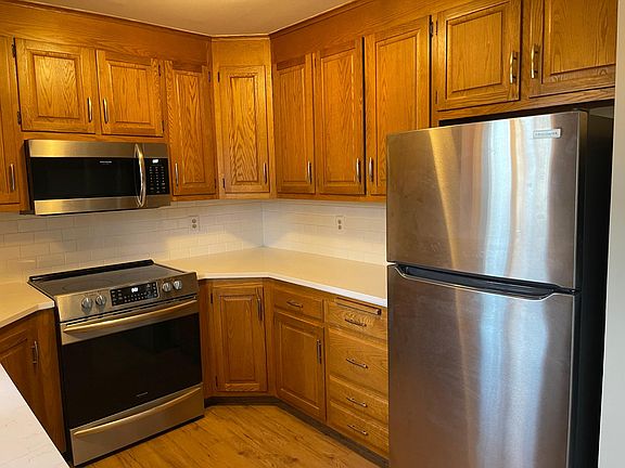 New quartz countertops and backsplash. Newer appliances including air fry oven