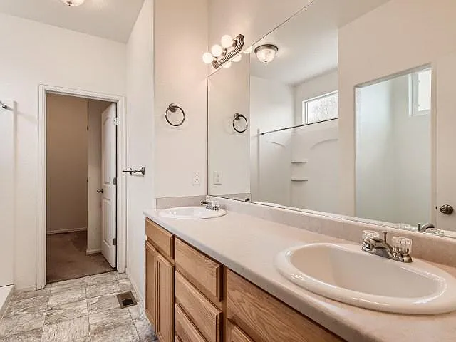 Master Bathroom with walk in closet