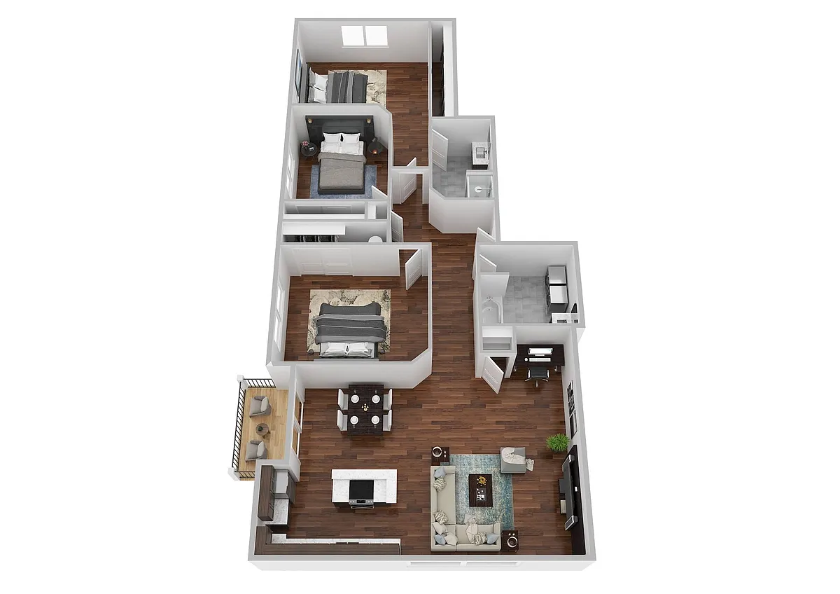 Floor plan 3x2 Lux