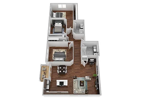 Floor plan 3x2 Lux