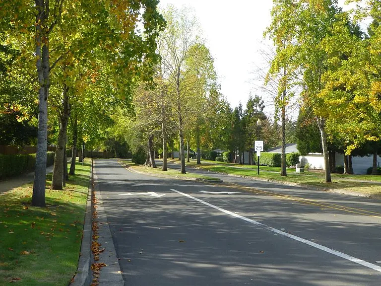 Entrance to the neighborhood