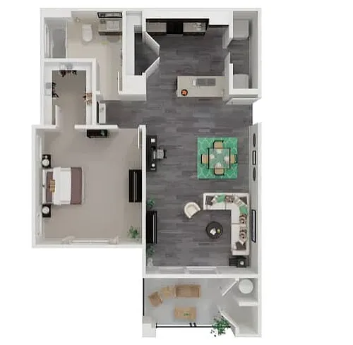 Floor plan 1X1