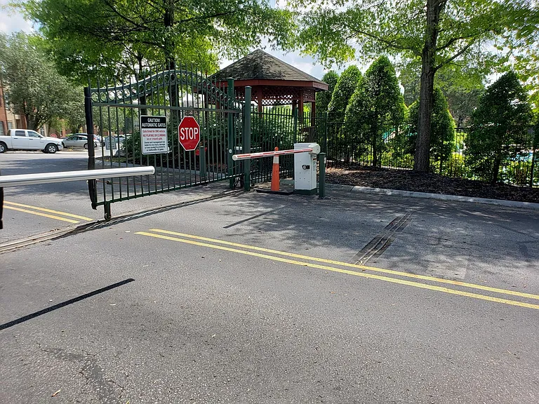 Gated entrance. Works with your smart phone!