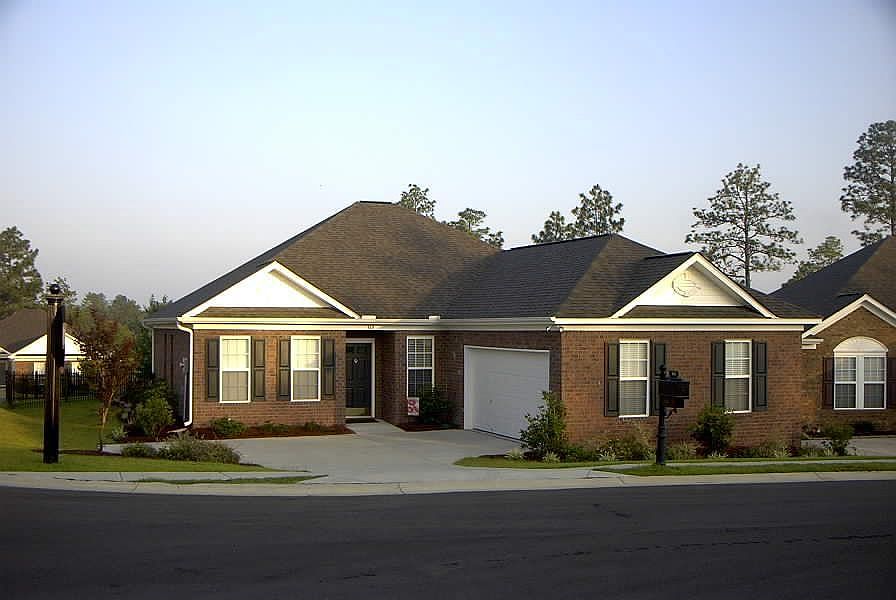 Front view of house - corner lot