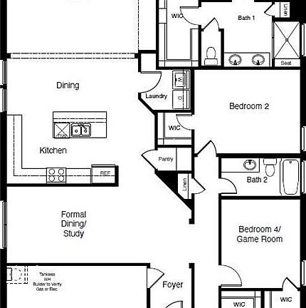 D.R. Horton's Hobbs floorplan.