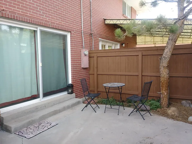 Private, Fenced-In Back Patio