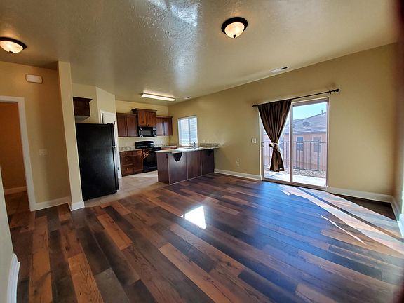 New flooring in family room.