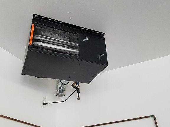 Heated garage