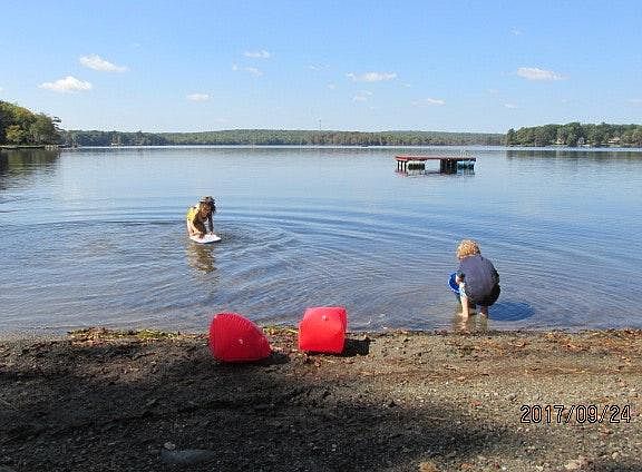 Beach across the street