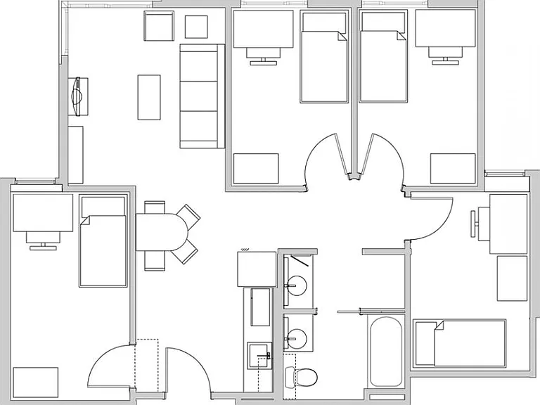 The Metropolitan - Private Bedrooms — Photo 16