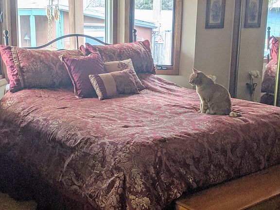 Bay window in master bedroom