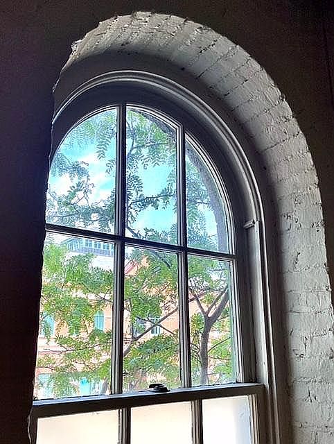 Warning: You may fall in love with this arched window.