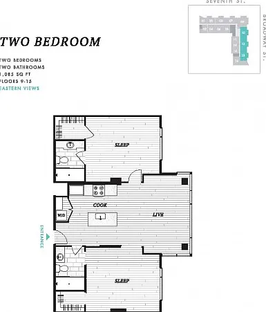 Two Bedroom Two Bedroom
