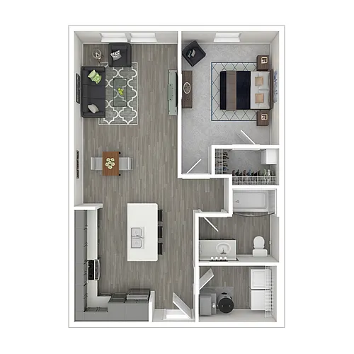 Floor plan One Bedroom