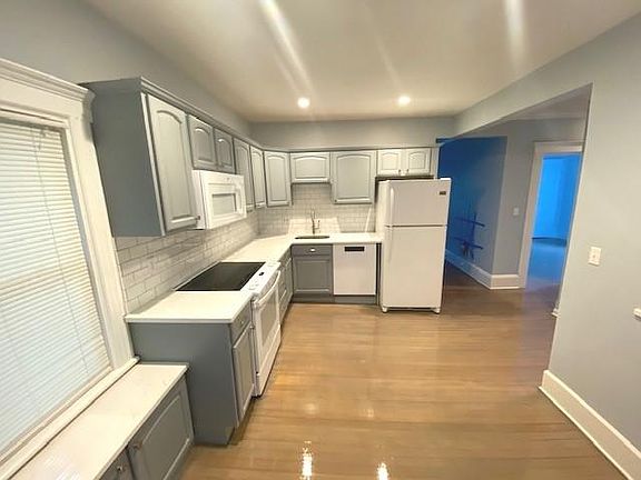 Views to Renovated Kitchen