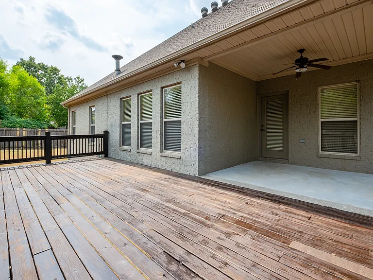 Added back deck for entertaining.