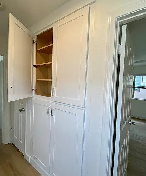 Second floor new built in linen closet.