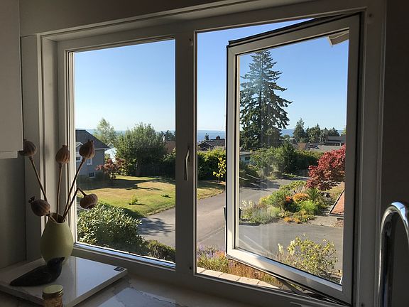 View from Kitchen Sink.