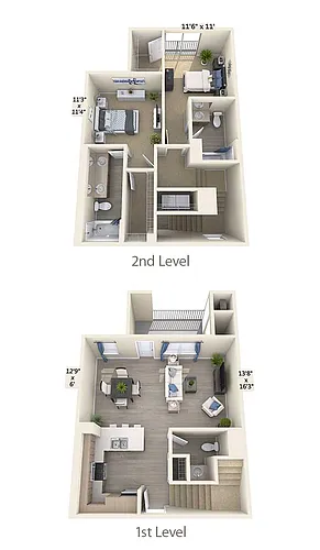 Floor plan B1T-1247sq