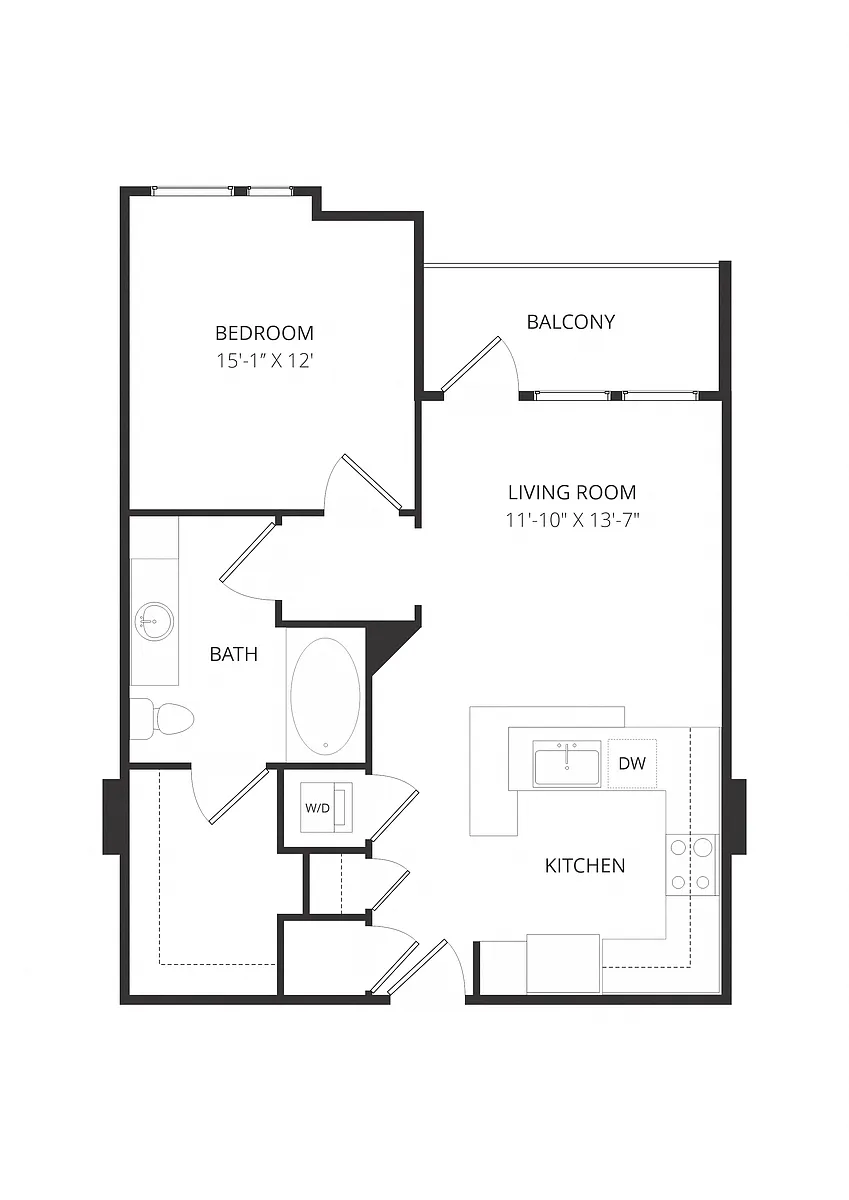 Floor plan Building V VA7