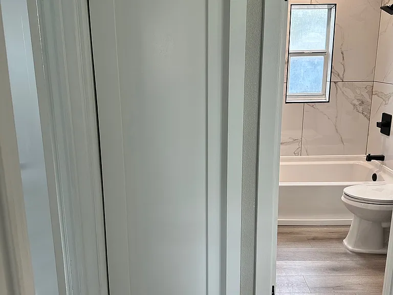 Hall Closet and Bathroom