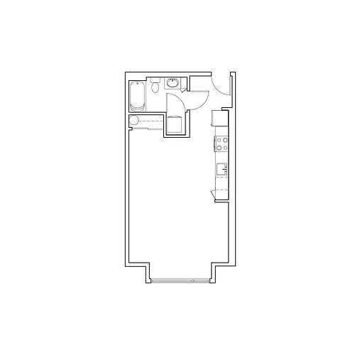Floor plan Studio
