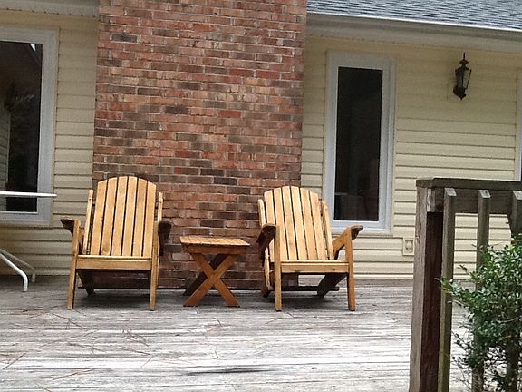 Deck with chairs