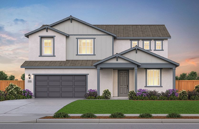 Plan 4 Modern Farmhouse Exterior C