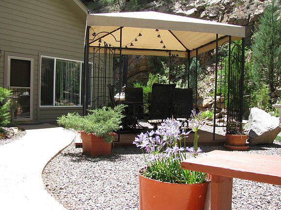 Outdoor picnic gazebo
